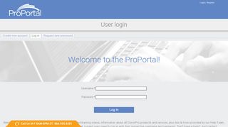 
                            3. User account | ProPortal