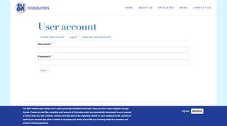 
                            4. User account | SM Foundation