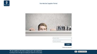 
                            3. User account | Van Marcke Supplier Portal