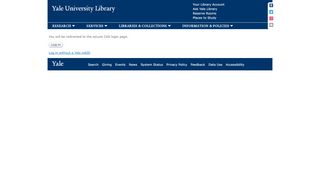 
                            2. User account | Yale University Library