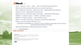 
                            2. User | Alltech Global