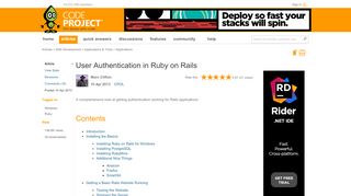 
                            9. User Authentication in Ruby on Rails - CodeProject