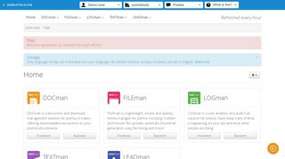 
                            3. User Files - demo.joomlatools.com
