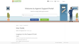 
                            8. User Guide – Agemni