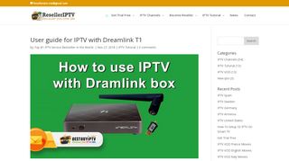 
                            6. User guide for IPTV with Dreamlink T1 - ResellerIPTV