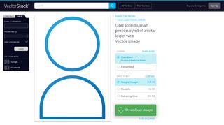 
                            8. User icon human person symbol avatar login web Vector Image