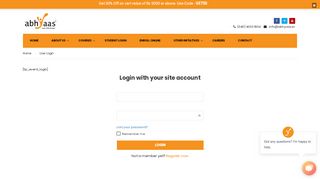 
                            2. User Login – Abhyaas