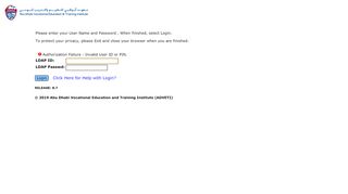 
                            4. User Login - Abu Dhabi Center for Technical and …