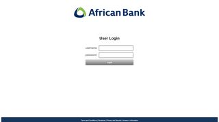 
                            7. User Login - African Bank Limited