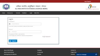 
                            3. User Login | AIIMS Bhopal