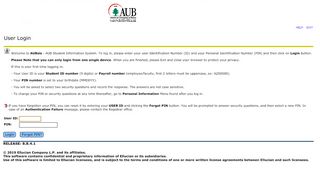 
                            10. User Login - American University of Beirut