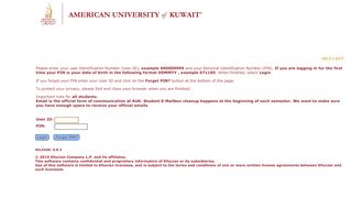 
                            4. User Login - American University of Kuwait