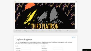 
                            8. User Login and Guest Registration Form - Third Flatiron