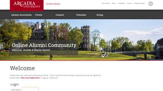 
                            4. User Login - Arcadia University