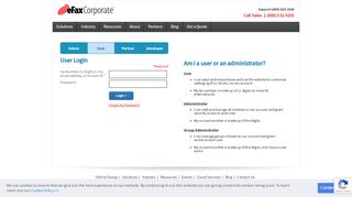 
                            3. User Login - eFax Corporate: Log into My Account | Internet Fax ...
