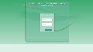 
                            3. User Login - Great Lakes Institute of Management