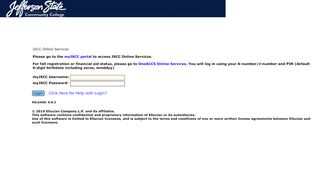 
                            5. User Login - Jefferson State Community College
