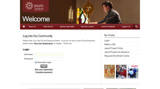 
                            9. User Login - Jesuits of the US Central and Southern Province