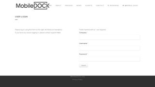 
                            2. User Login - MobileDock