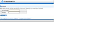 
                            6. User Login - partner.konicaminolta.de