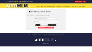 
                            1. User Login / Register - AutoMLM