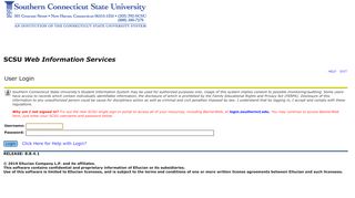 
                            2. User Login - SCSU BannerWeb