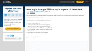 
                            5. user login through FTP server in wyse s10 thin …