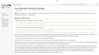 
                            2. User Manager/Hotspot Example - MikroTik Wiki