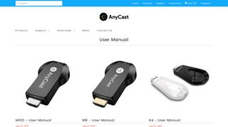 
                            5. User Manual - AnyCast