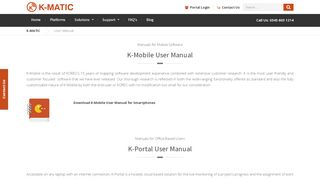 
                            3. User Manual – K-MATIC