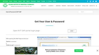 
                            4. User & Password | KIIT SAP - KIIT