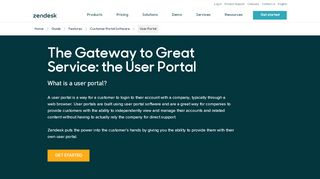 
                            2. User Portal Software | Zendesk