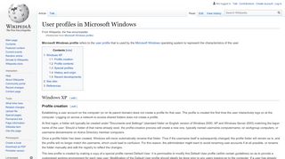 
                            7. User profiles in Microsoft Windows - Wikipedia