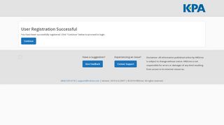 
                            9. User Registration Successful - kpahrm.com