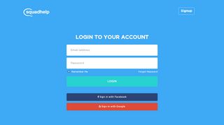 
                            4. User Signup Flow - Squadhelp