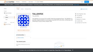 
                            3. User TALLENTEX - Stack Overflow