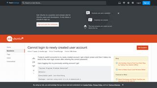 
                            8. useradd - Cannot login to newly created user account - Ask Ubuntu