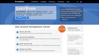 
                            7. UserBase: Website Login System - Encodable