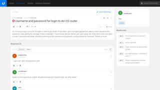 
                            11. Username and password for login to Air OS router ...