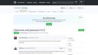 
                            8. Username and password · Issue #234 · AstroPrint/AstroBox ...