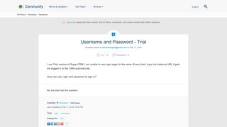 
                            8. Username and Password - Trial | SugarCRM …