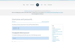 
                            6. Usernames and passwords - General - OSMC