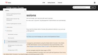 
                            7. Users and permissions - docs.adobe.com
