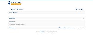 
                            3. Users can't login - Alloy Software Community Forums