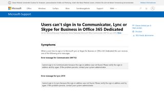 
                            3. Users can't sign in to Communicator, Lync or …