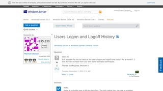 
                            4. Users Logon and Logoff History