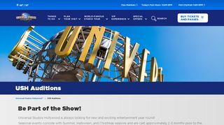
                            7. USH Auditions - Universal Studios Hollywood