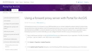 
                            2. Using a forward proxy server with Portal for ArcGIS - ArcGIS Enterprise