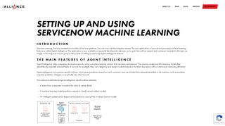 
                            5. Using Agent Intelligence - Setting Up and Using ServiceNow Machine ...