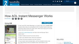 
                            4. Using AIM | HowStuffWorks